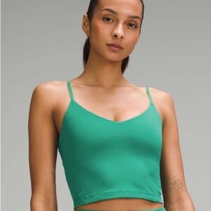 Lululemon Align Cropped Cami Tank Top *Light Support, A/B Cup - Cascadia Green